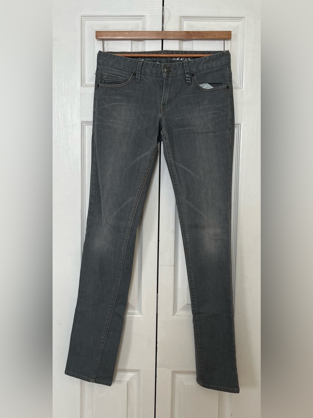Armani Exchange Women's Gray Skinny Jeans